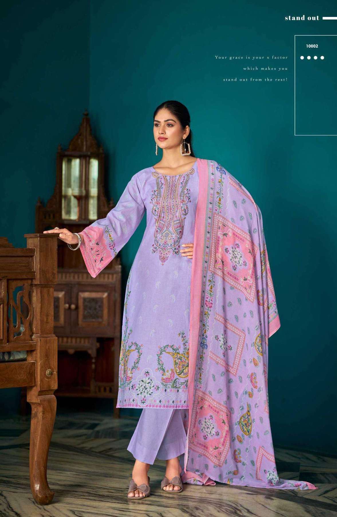 MUSAFIR VOL-30 SERIES 10001 TO 10006 BY RINAZ ARTS DESIGNER DIGITAL PRINTED AND WORK COTTON SUITS ARE AVAILABLE AT WHOLESALE PRICE