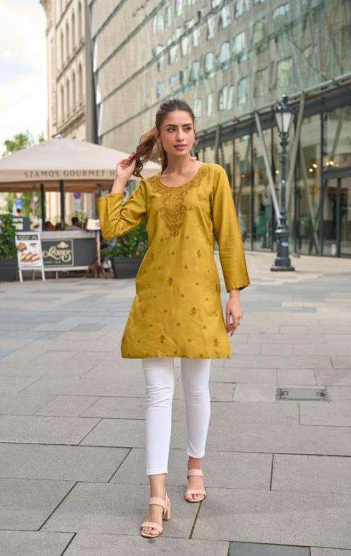 CHERRY SERIES 171 TO 178 BY VAMIKA DESIGNER HEAVY WORK VISCOSE RAYON KURTIS ARE AVAILABLE AT WHOLESALE PRICE