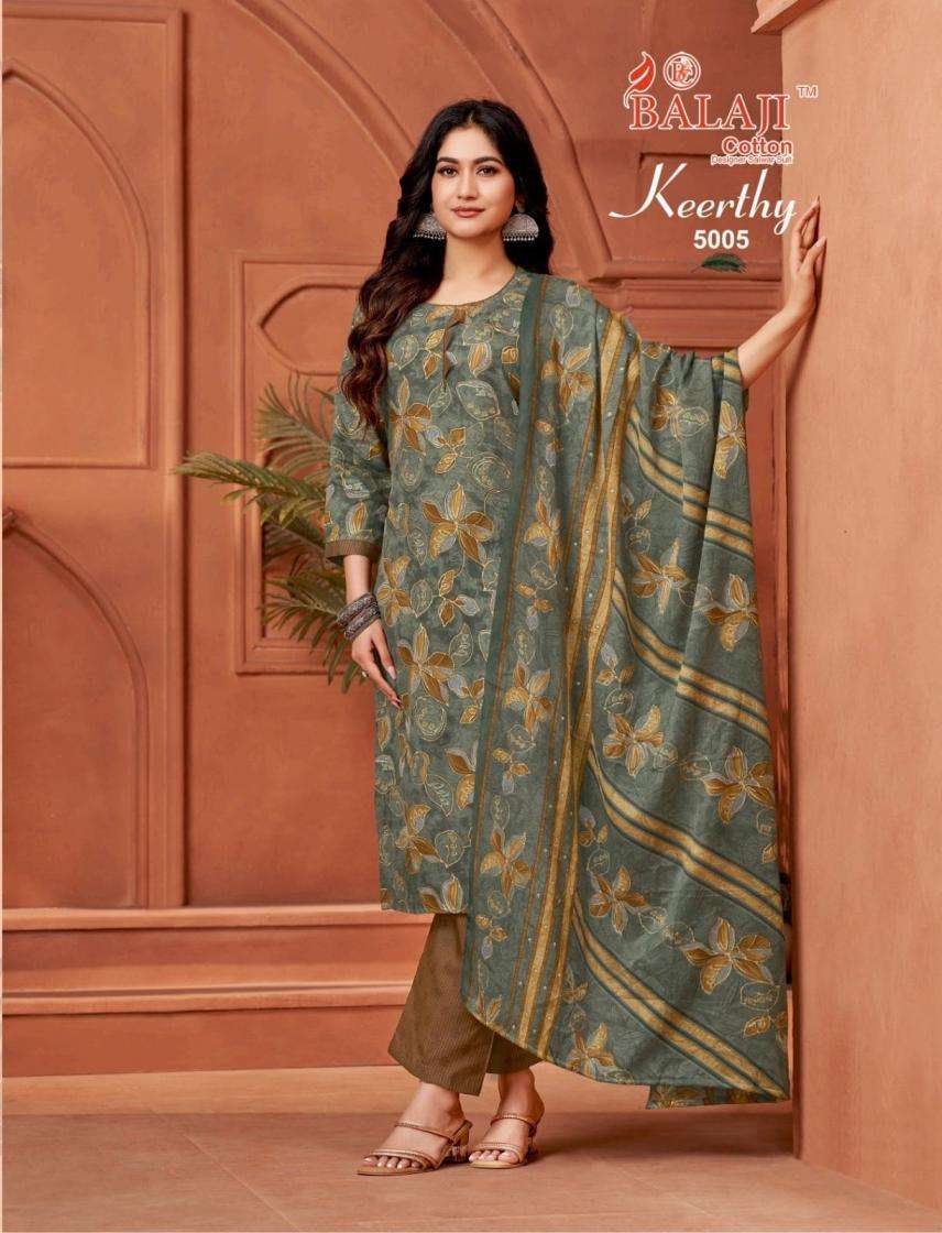 KEERTHY VOL-5 SERIES 5001 TO 5010 BY BLAJI COTTON DESIGNER PRINTED COTTON READYMADE SUITS ARE AVAILABLE AT WHOLESALE PRICE