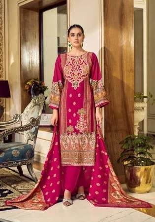 MEHR E GUL SERIES 1001 TO 1004 BY MUMTAZ ARTS DESIGNER PRINTED AND HAND WORK MODAL SILK SUITS ARE AVAILABLE AT WHOLESALE PRICE