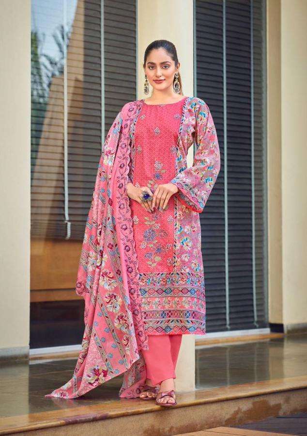 BIN SAEED ORIGINALS SERIES 1001 TO 1004 BY RINAZ ARTS DESIGNER DIGITAL PRINTED AND EMBROIDERY WORK COTTON SUITS ARE AVAILABLE AT WHOLESALE PRICE