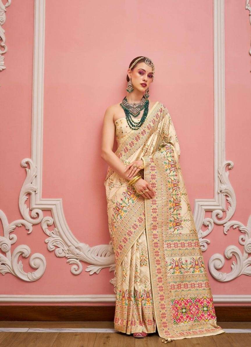 KASHMIRI VOL-4 SERIES 429 TO 436 SAREE BY KRESHVA DESIGNER BANARASI SILK SAREES ARE AVAILABLE AT WHOLESALE PRICE
