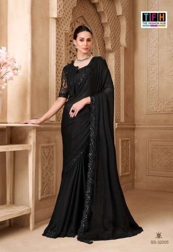 SILVER SCREEN VOL-22 SERIES 32001 TO 32018 SAREE BY TFH DESIGNER WORK FANCY SAREES ARE AVAILABLE AT WHOLESALE PRICE