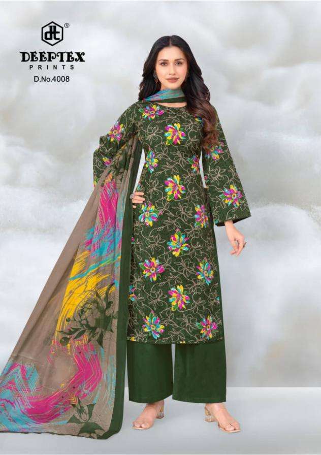 AALIA AFREEN VOL-4 SERIES 4001 TO 4008 BY DEEPTEX DESIGNER PRINTED LAWN SUITS ARE AVAILABLE AT WHOLESALE PRICE