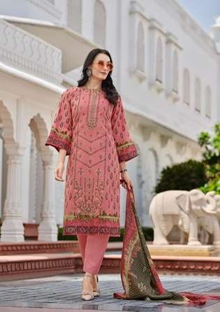 BIN KAREEM VOL-2 SERIES 1127 BY ROMANI DESIGNER DIGITAL PRINTED AND EMBROIDERY WORK SOFT COTTON SUITS ARE AVAILABLE AT WHOLESALE PRICE