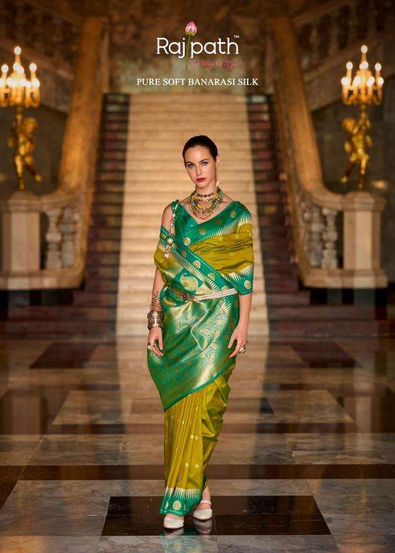 CHERRY SILK SERIES 820001 TO 820008 SAREE BY RAJPATH DESIGNER SOFT BANARASI SILK SAREES ARE AVAILABLE AT WHOLESALE PRICE