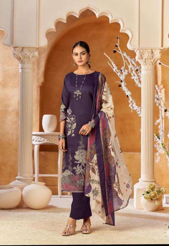 JESSIKA VOL-2 SERIES 90001 TO 90004 BY RADHIKA AZARA DESIGNER WORK JAM COTTON SUITS ARE AVAILABLE AT WHOLESALE PRICE