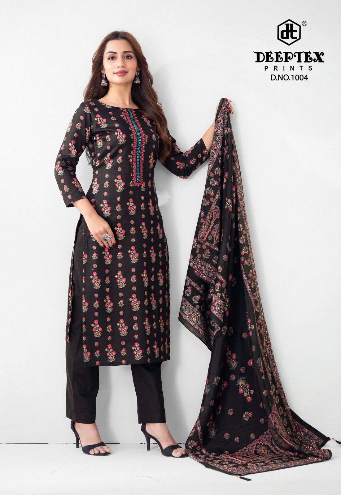 MAUSAMI SERIES 1001 TO 1008 BY DEEPTEX DESIGNER PRINTED AND WORK JAM SATIN SUITS ARE AVAILABLE AT WHOLESALE PRICE