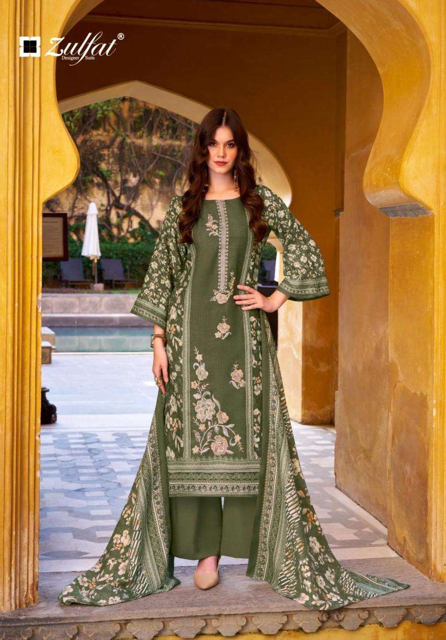 MEENAKAARI SERIES 700 BY ZULFAT DESIGNER PRINTED AND HAND WORK JAM COTTON SUITS ARE AVAILABLE AT WHOLESALE PRICE