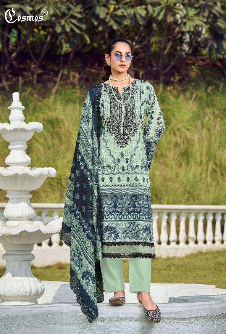 NEEDLE IMPRESSIONS VOL-1 SERIES 1001 TO 1008 BY COSMOS DESIGNER DIGITAL PRINTED AND PATCH WORK COTTON SUITS ARE AVAILABLE AT WHOLESALE PRICE
