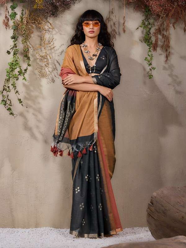 SCARLETT SERIES 001 TO 005 SAREE BY RAJTEX DESIGNER VISCOSE COTTON HANDLOOM WEAVING SAREES ARE AVAILABLE AT WHOLESALE PRICE