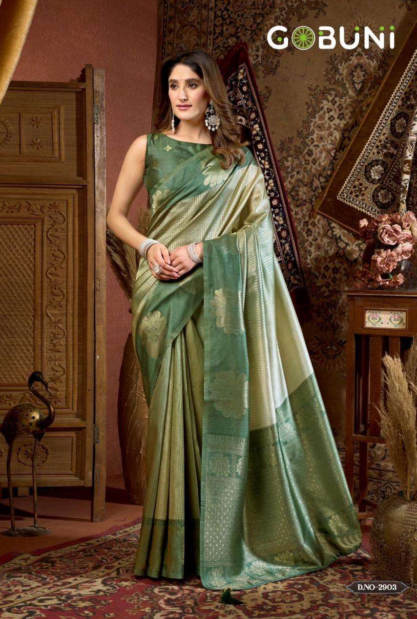 STELLA SERIES 2901 TO 2906 SAREE BY GOBUNI DESIGNER KOTA SILK SAREES ARE AVAILABLE AT WHOLESALE PRICE