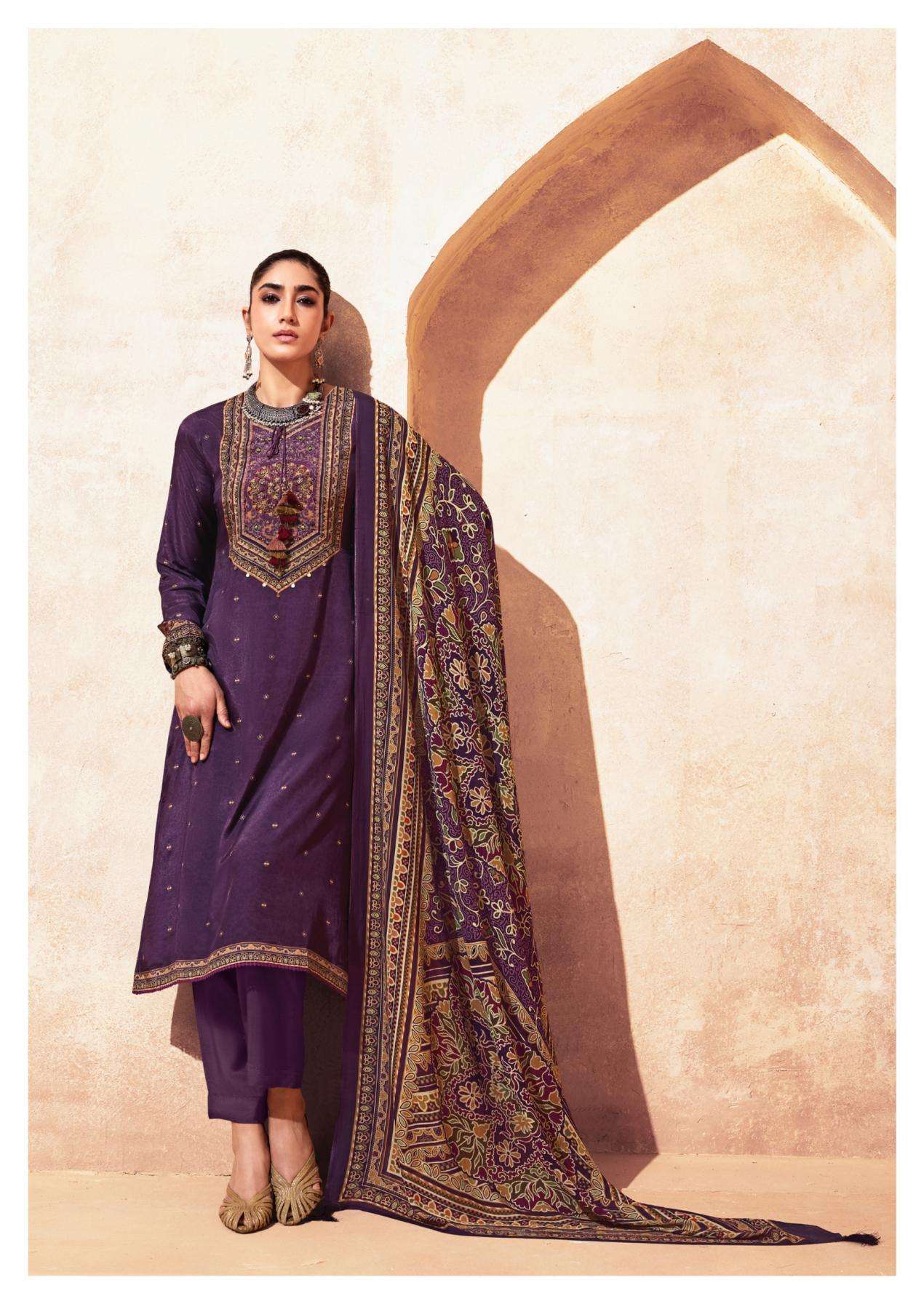 ZAINAB SERIES 12501 TO 12506 BY SADHANA DESIGNER DIGITAL PRINT WITH HEAVY KHATLI WORK BEMBERG MUSLIN SILK SUITS ARE AVAILABLE AT WHOLESALE PRICE