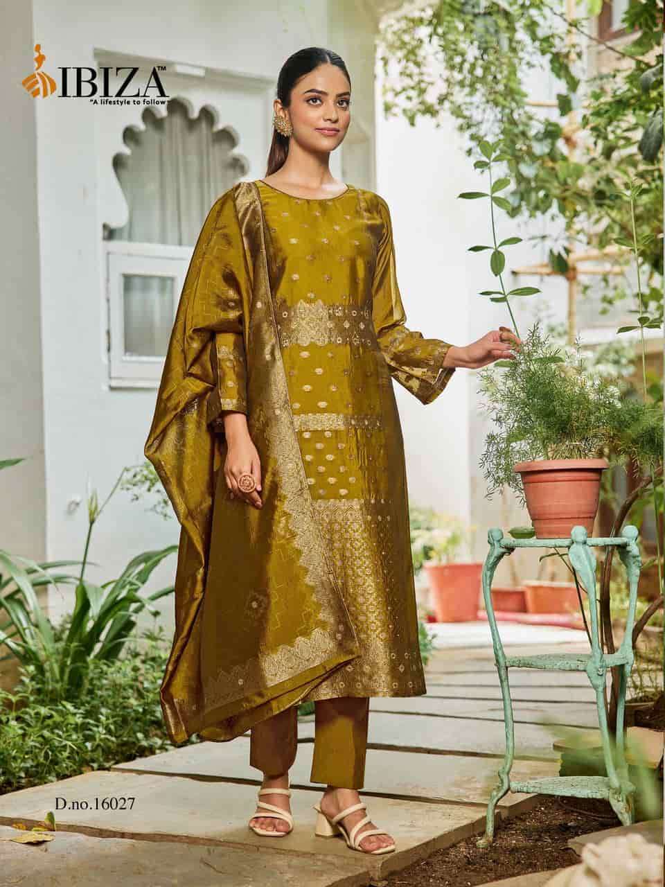 AADI ANANTA SERIES 16026 TO 16029 B Y IBIZA DESIGNER HAND WORK BANGLORY SILK SUITS ARE AVAILABLE AT WHOLESALE PRICE