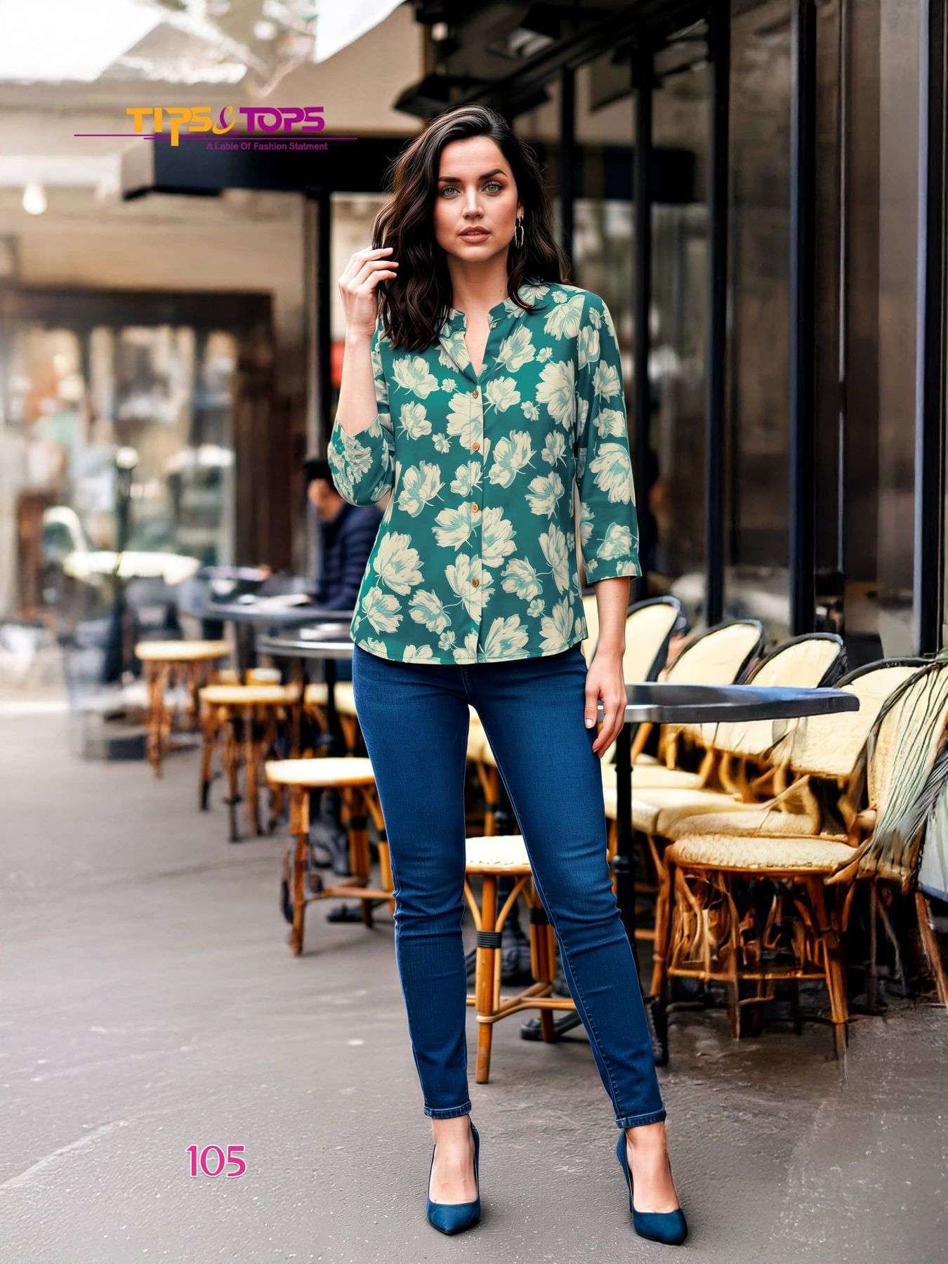 BABY VOL-8 SERIES 101 TO 108 BY TIPS & TOPS DESIGNER PRINTED RAYON TOPS ARE AVAILABLE AT WHOLESALE PRICE