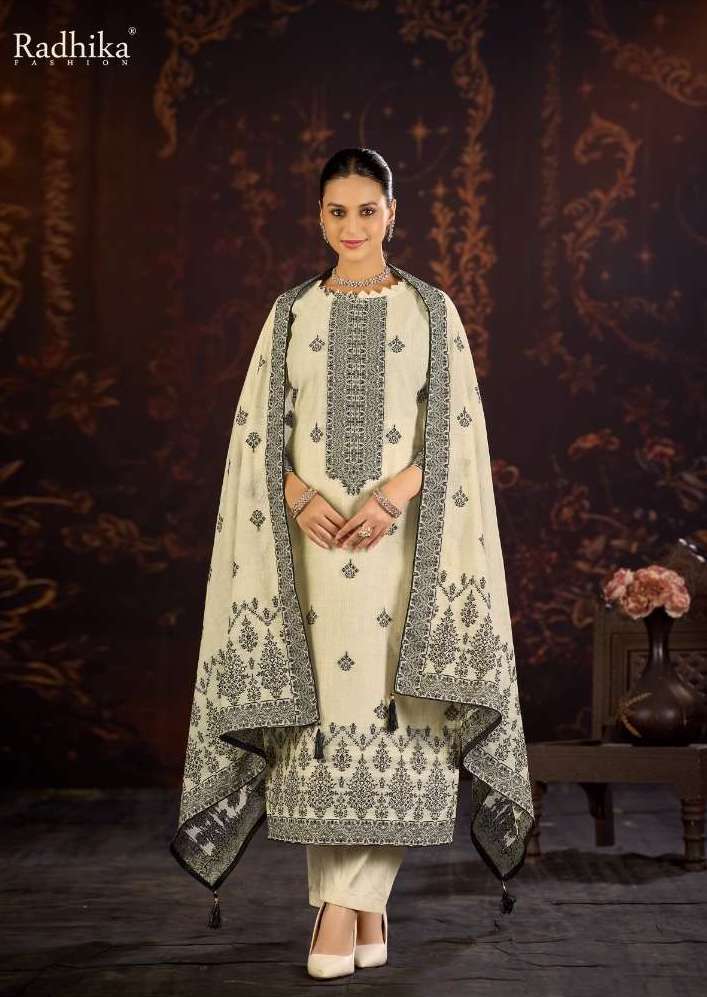 BANARASI ADHA VOL-10 SERIES 930001 TO 930006 BY AZARA RADHIKA DESIGNER PURE ZAM COTTON SUITS ARE AVAILABLE AT WHOLESALE PRICE