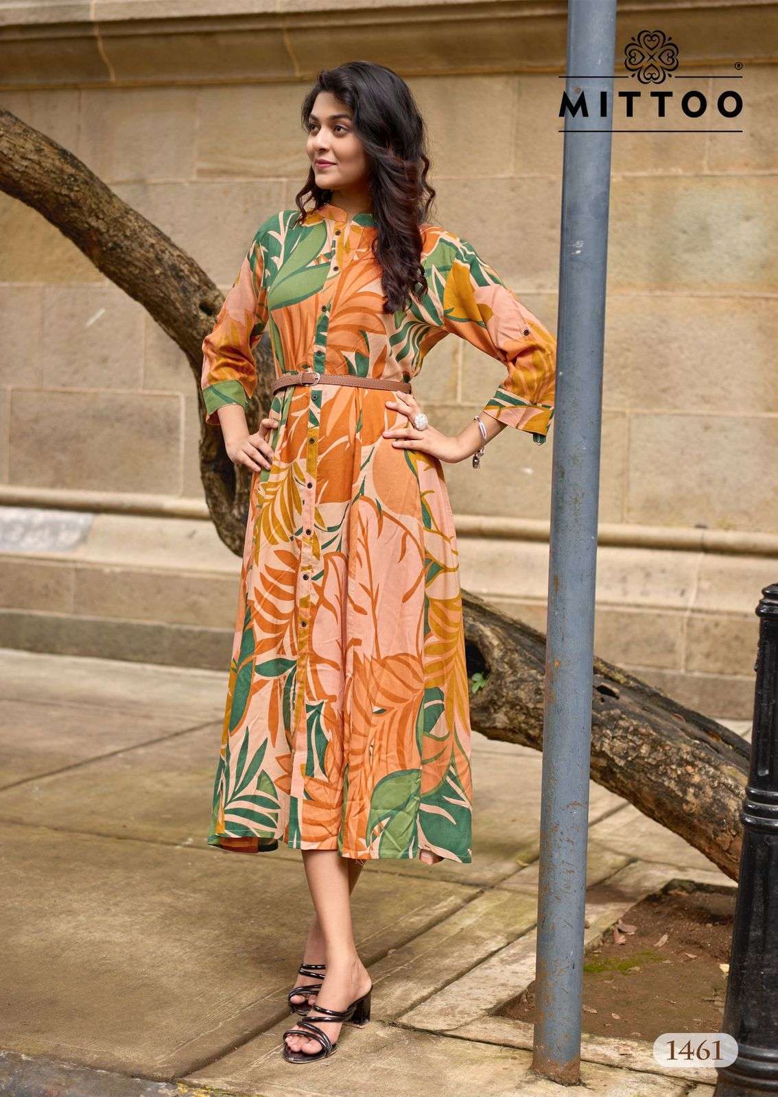 BELT VOL-24 SERIES 1461 TO 1466 KURTI BY MITTO DESIGNER PRINTED RAYON KURTIS ARE AVAILABLE AT WHOLESALE PRICE