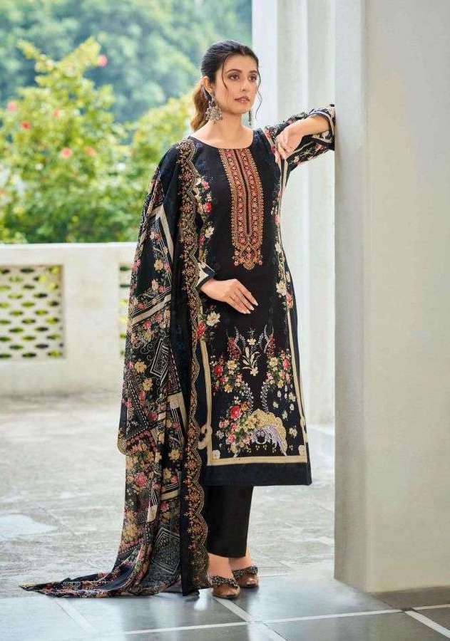 FARAH SERIES 1001 TO 1006 BY RINAZ ARTS DESIGNER PRINTED AND EMBROIDERY WORK COTTON CAMBRIC LAWN SUITS ARE AVAILABLE AT WHOLESALE PRICE
