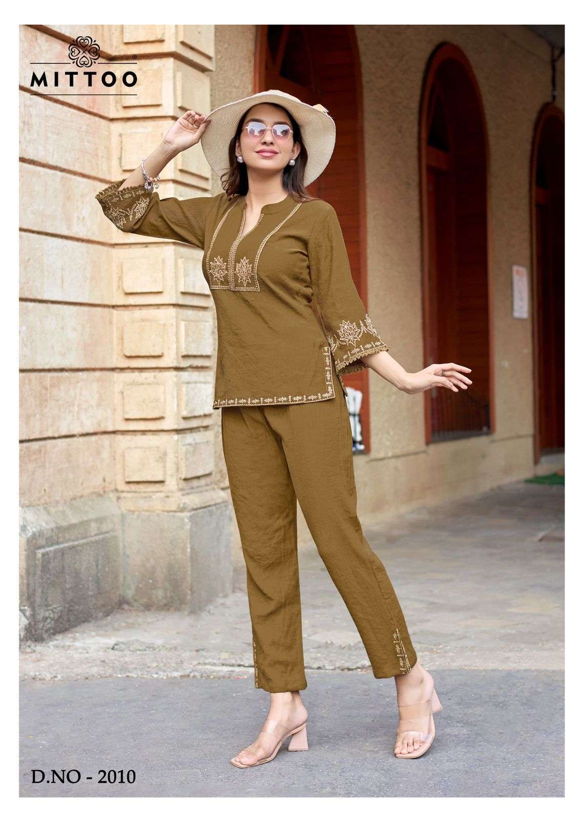 KORRA VOL-2 SERIES 2007 TO 2012 BY MITTO DESIGNER WORK VISCOSE SLUB KURTI WITH PANT ARE AVAILABLE AT WHOLESALE PRICE