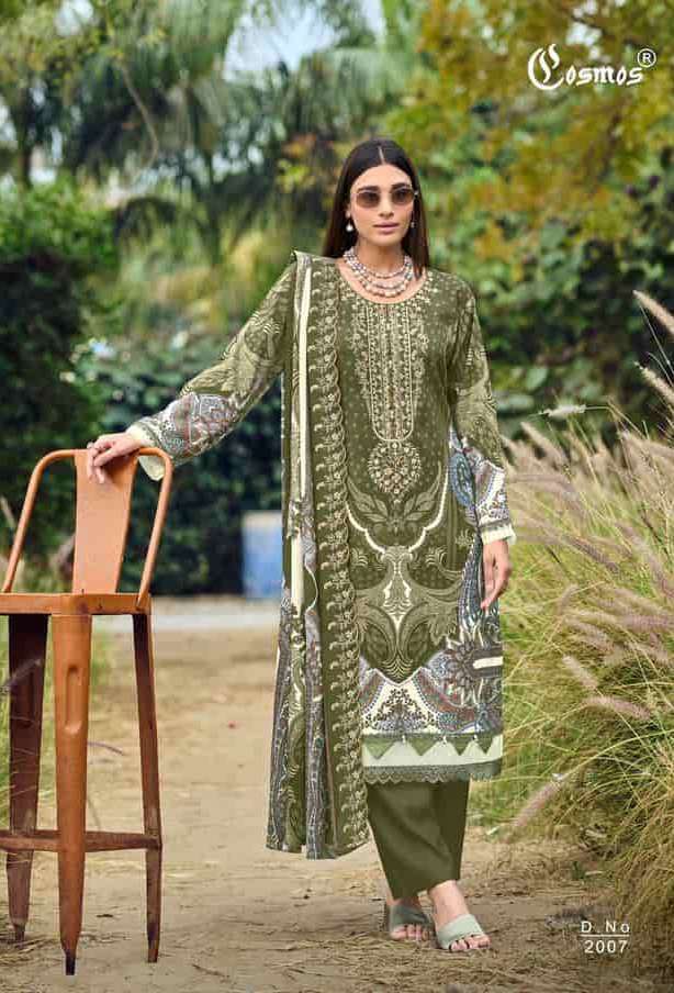 NEEDLE WONDER RAYON VOL-2 SERIES 2001 TO 2008 BY COSMOS DESIGNER WORK LAWN COTTON SUITS ARE AVAILABLE AT WHOLESALE PRICE