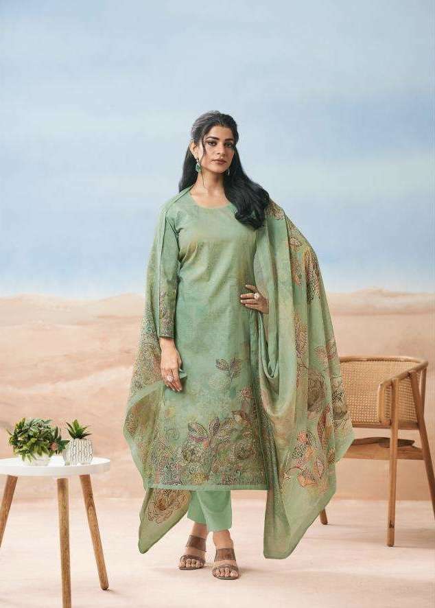 NEHMAT SERIES 9009 BY SIMAR DESIGNER DIGITAL PRINTED AND HAND WORK LAWN COTTON SUITS ARE AVAILABLE AT WHOLESALE PRICE 