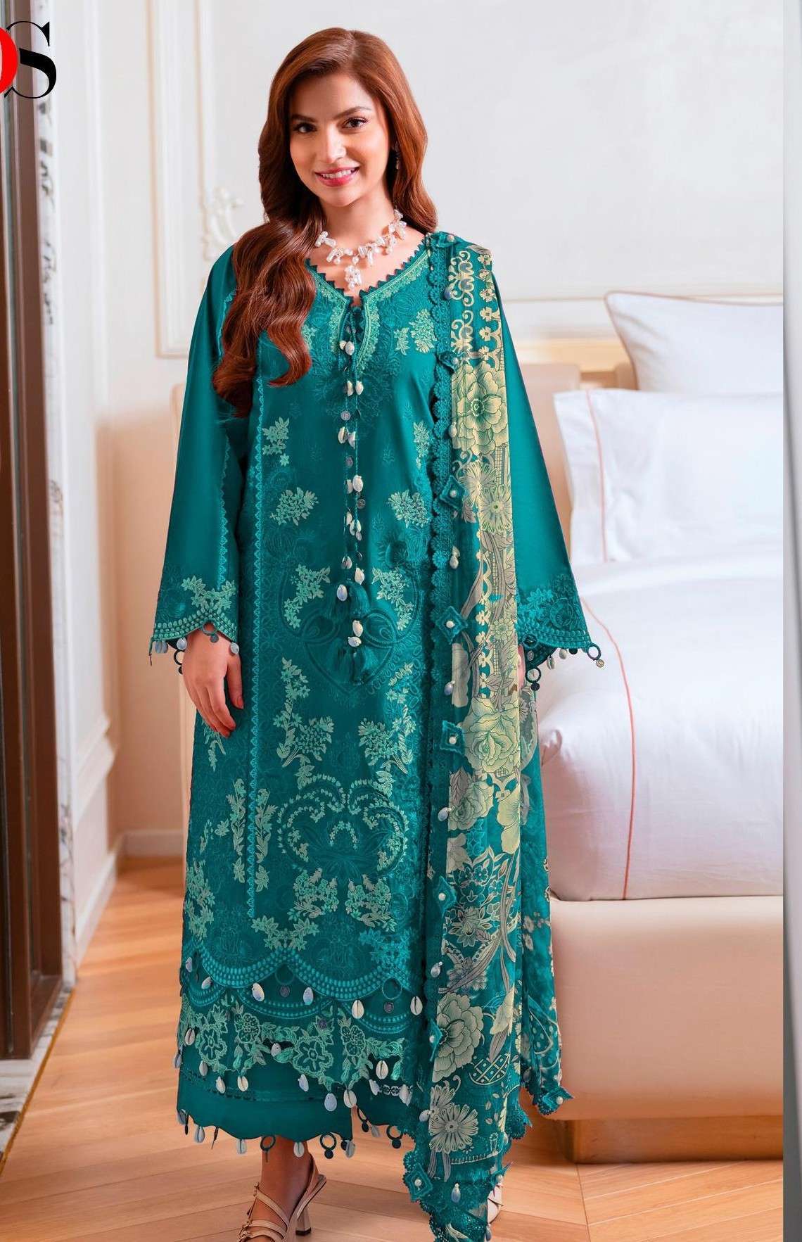 OMBRE STARLET SERIES 1611 TO 1615 BY DEEPSY DESIGNER HEAVY EMBROIDERY WORK COTTON SUITS ARE AVAILABLE AT WHOLESALE PRICE