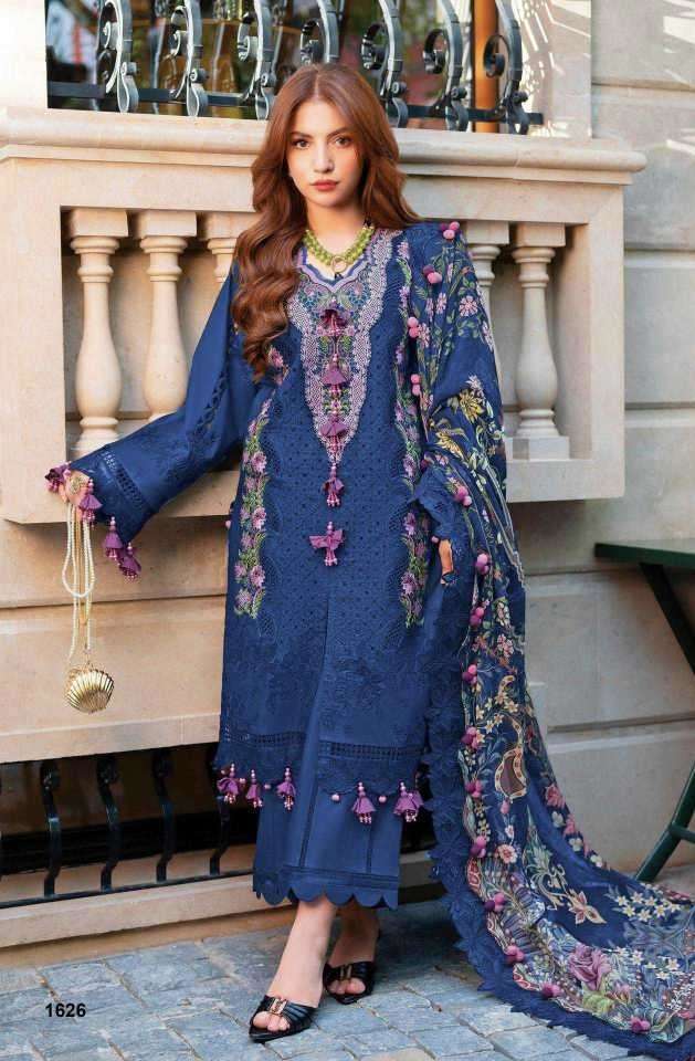 OMBRE STARLET VOL-2 SERIES 1621 TO 1626 BY DEEPSY DESIGNER HEAVY EMBROIDERY WORK COTTON SUITS ARE AVAILABLE AT WHOLESALE PRICE