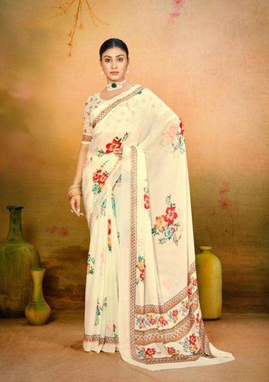 SIDDHI VOL-2 SERIES 93276 TO 92387 SAREE BY VIPUL DESIGNER FLORAL PRINTED WEIGHTLESS SAREES ARE AVAILABLE AT WHOLESALE PRICE
