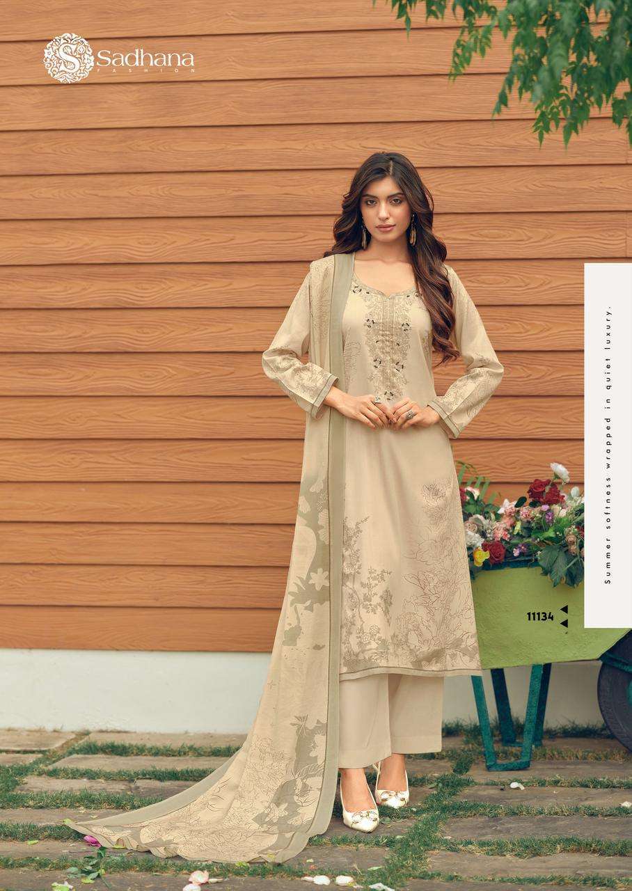 SOWWA SERIES 11131 TO 11136 BY SADHANA DESIGNER DIGITAL PRINTED AND KHATLI WORK JAM COTTON SUITS ARE AVAILABLE AT WHOLESALE PRICE