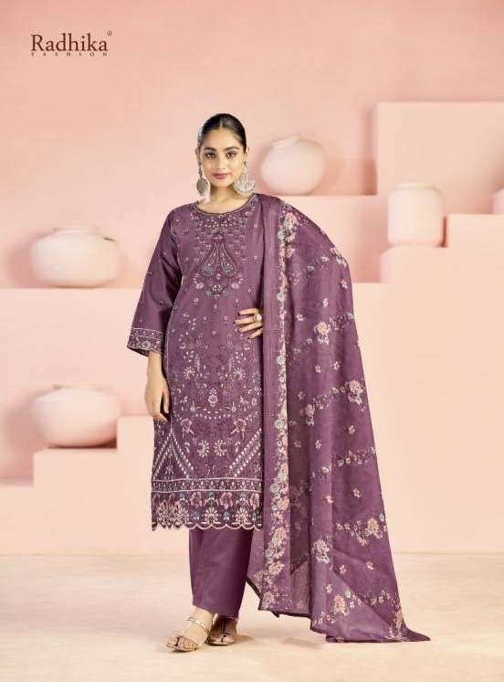 ZUBEDA VOL-3 SERIES 95001 TO 95002 BY RADHIKA AZARA DESIGNER PRINTED AND WORK LAWN COTTON SUITS ARE AVAILABLE AT WHOLESALE PRICE