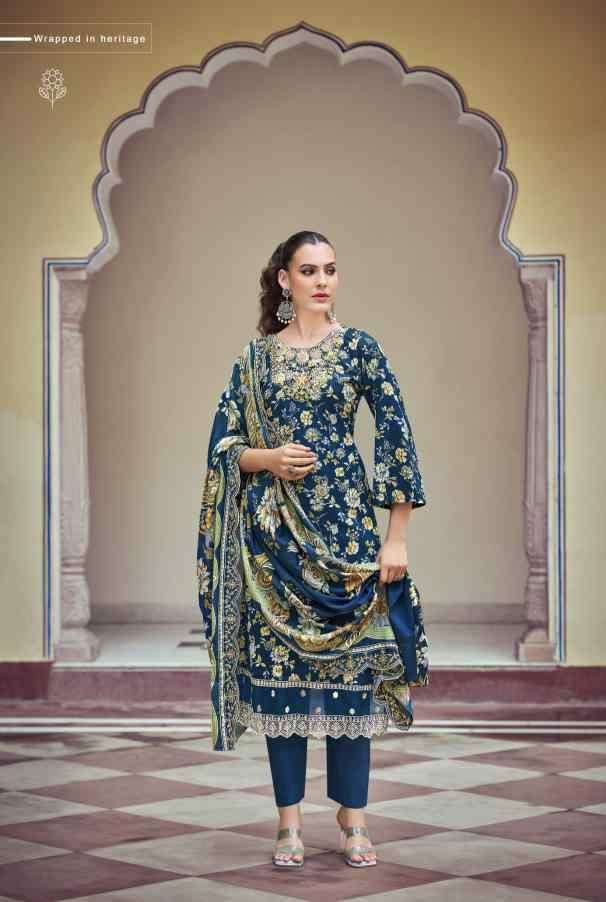 AISHA SERIES 897 BY BELLIZA DESIGNER DIGITAL PRINTED AND WORK COTTON SUITS ARE AVAILABLE AT WHOLESALE PRICE 