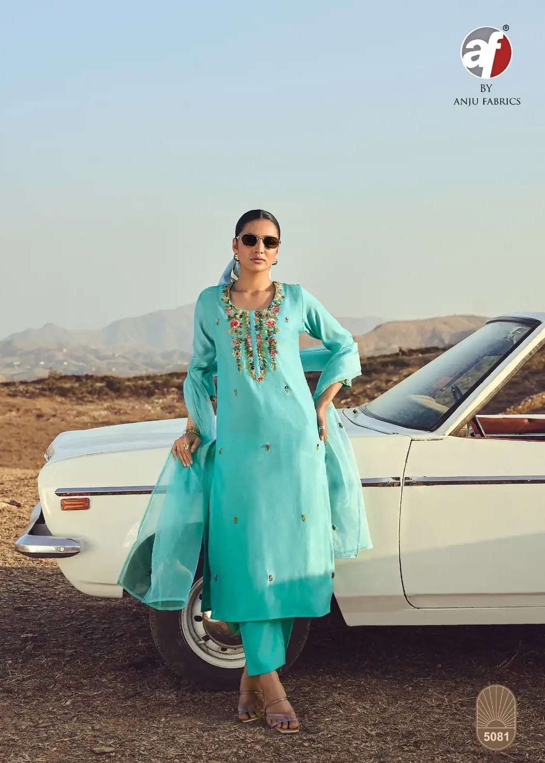 CHANDANI VOL-5 SERIES 5081 TO 5085 KURTI BY ANJU FABRICS DESIGNER MODAL SILK KNOTE WORK KURTI WITH PANT AND DUPATTA ARE AVAILABLE AT WHOLESALE PRICE