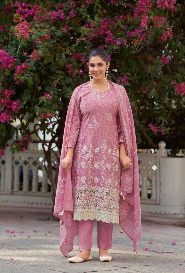 COTTAN CHAAPAI SERIES 11701 TO 11706 BY IBIZA DESIGNER CAMBRIC COTTON DIGITAL PRINTED AND EMBROIDERY WORK SUITS ARE AVAILABLE AT WHOLESALE PRICE