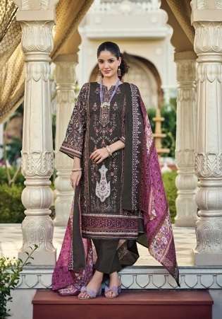 GUZARISH VOL-24 SERIES 962 BY BELLIZA DESIGNER PRINTED AND WORK COTTON SUITS ARE AVAILABLE AT WHOLESALE PRICE