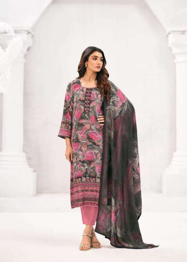 KOHIRA SERIES 1207 BY SIMAR DESIGNER DIGITAL PRINTED AND EMBROIDERY WORK MODAL MUSLIN SUITS ARE AVAILABLE AT WHOLESALE PRICE