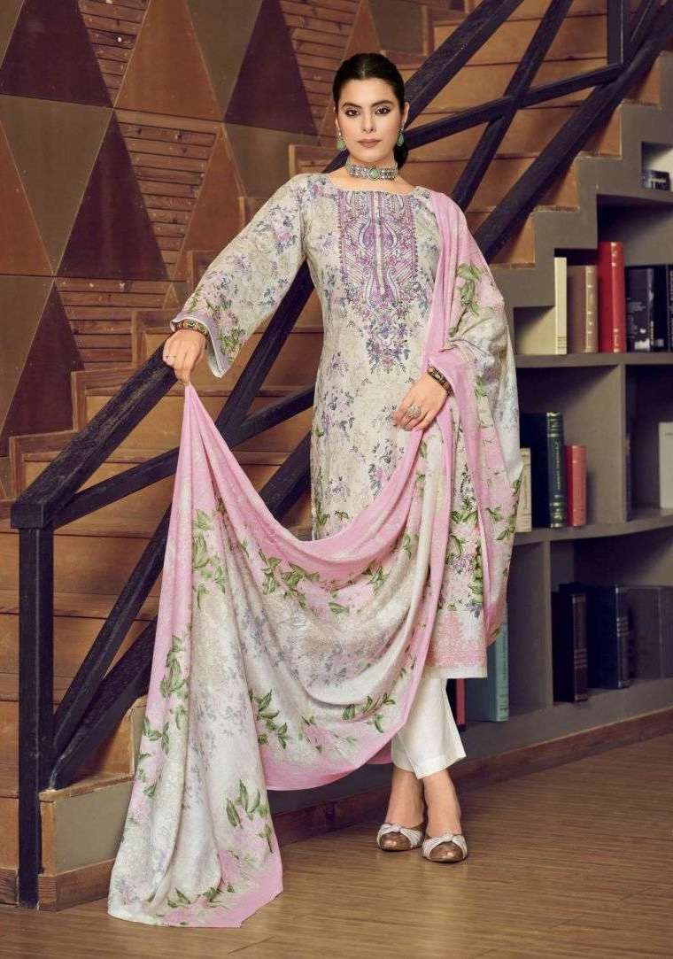 MUSAFIR VOL-32 SERIES 1001 TO 1006 BY RINAZ ARTS DESIGNER DIGITAL PRINTED AND WORK CAMBRIC COTTON LAWN SUITS ARE AVAILABLE AT WHOLESALE PRICE