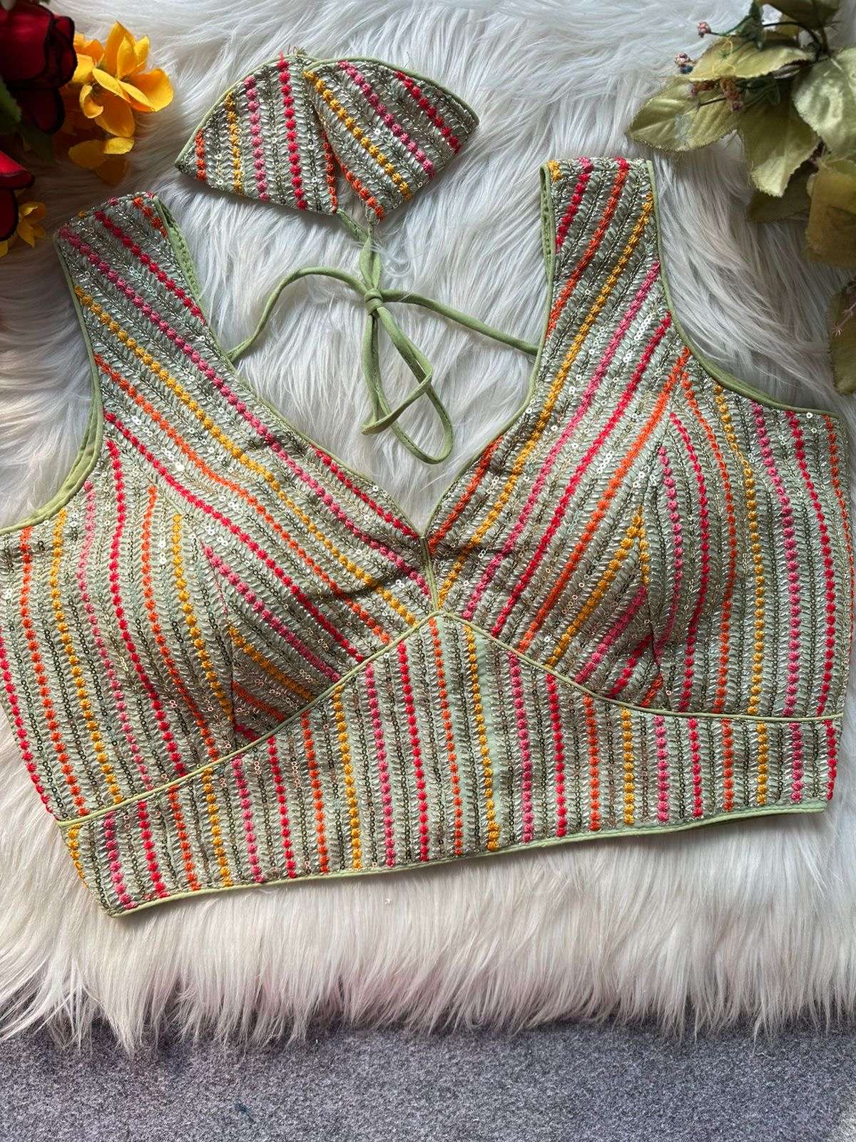 READYMADE BLOUSE SERIES 363 DESIGNER THREAD EMBROIDERY WORK VISCOSE PARTY WEAR READYMADE BLOUSES ARE AVAILABLE AT WHOLESALE PRICE