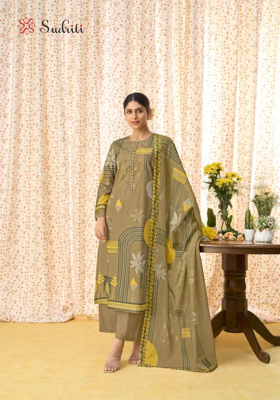 SUMMER BAZAAR SERIES 700 BY SUDRITI DESIGNER COTTON LAWN DIGITAL PRINT WITH HAND WORK AND SILK DYED EMBROIDERY WORK SUITS ARE AVAILABLE AT WHOLESALE PRICE