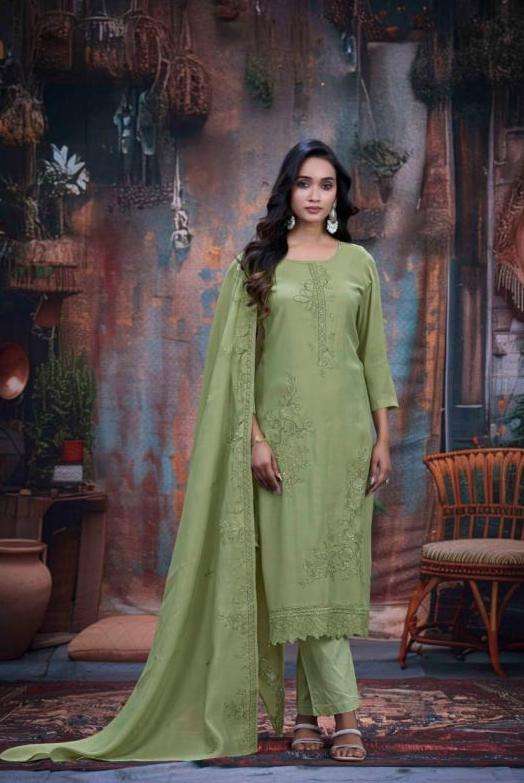 ADORA SERIES 9081 TO 9084 BY FOUR DOTS DESIGNER HAND WORK MUL COTTON STRAIGHT SUITS ARE AVAILABLE AT WHOLESALE PRICE