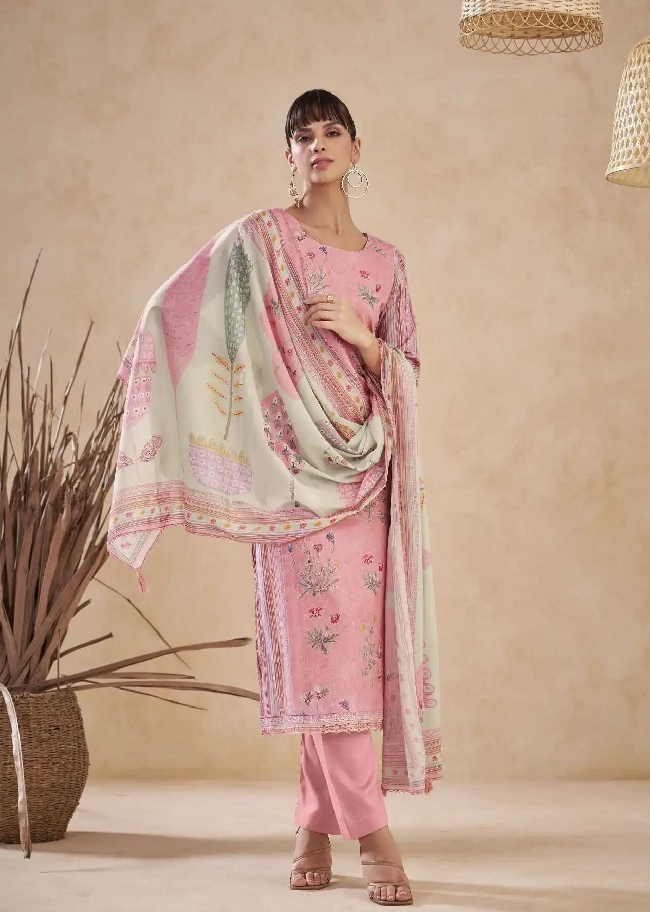 HASEEN SERIES 61001 TO 61004 BY KESAR DESIGNER DIGITAL PRINTED AND HAND WORK LAWN COTTON SUITS ARE AVAILABLE AT WHOLESALE PRICE 