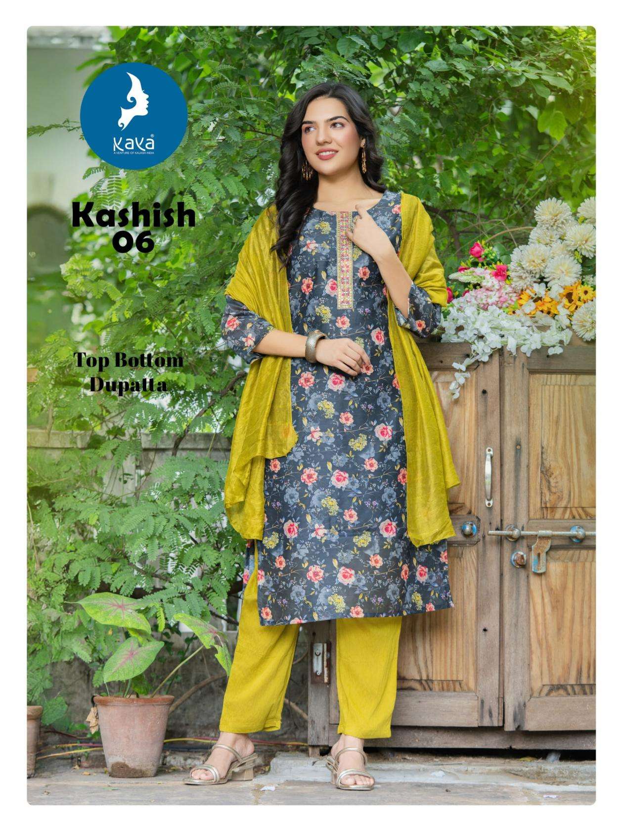 KASHISH SERIES 01 TO 06 BY KAYA DESIGNER DIGITAL PRINTED CHANDERI JACQUARD TOP WITH BOTTOM AND DUPATTA ARE AVAILABLE AT WHOLESALE PRICE