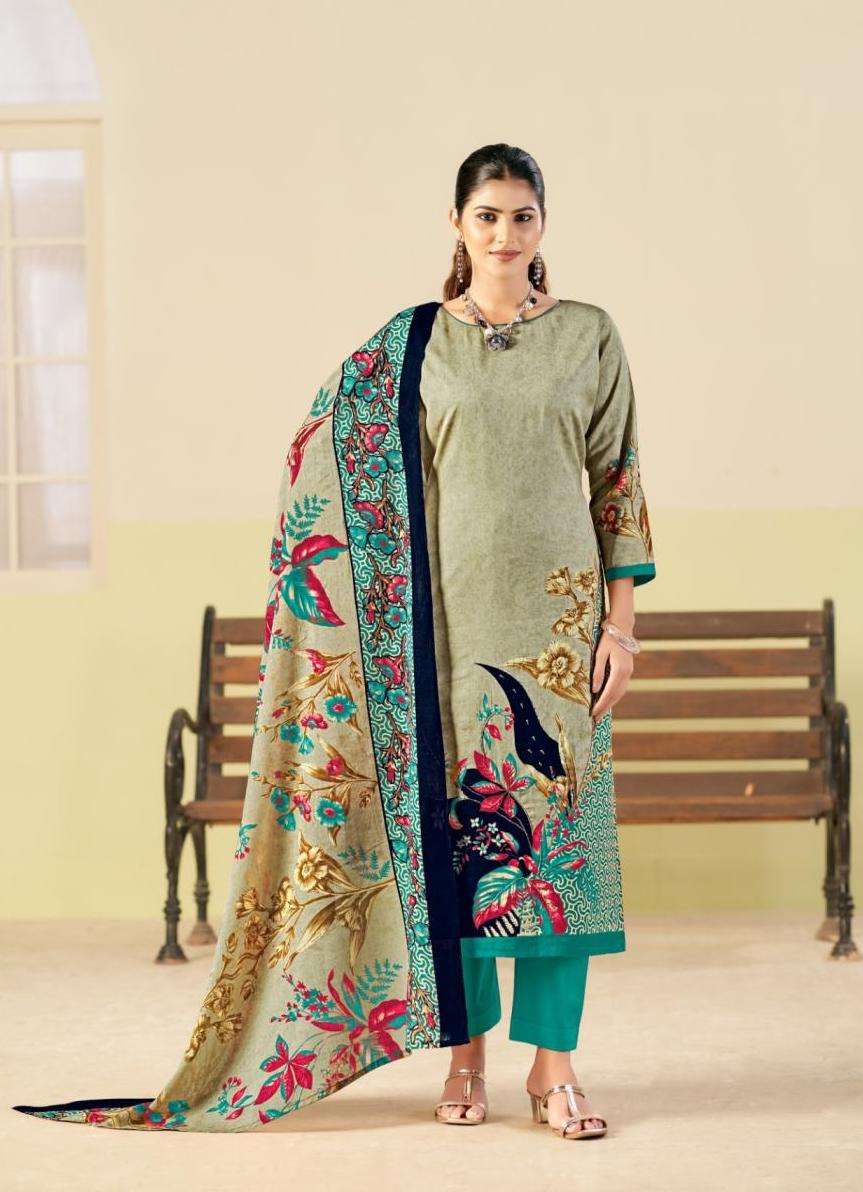 KAYKA SERIES 1226 BY RADHIKA AZARA DESIGNER DIGITAL PRINTED AND HAND WORK ZAM COTTON SUITS ARE AVAILABLE AT WHOLESALE PRICE