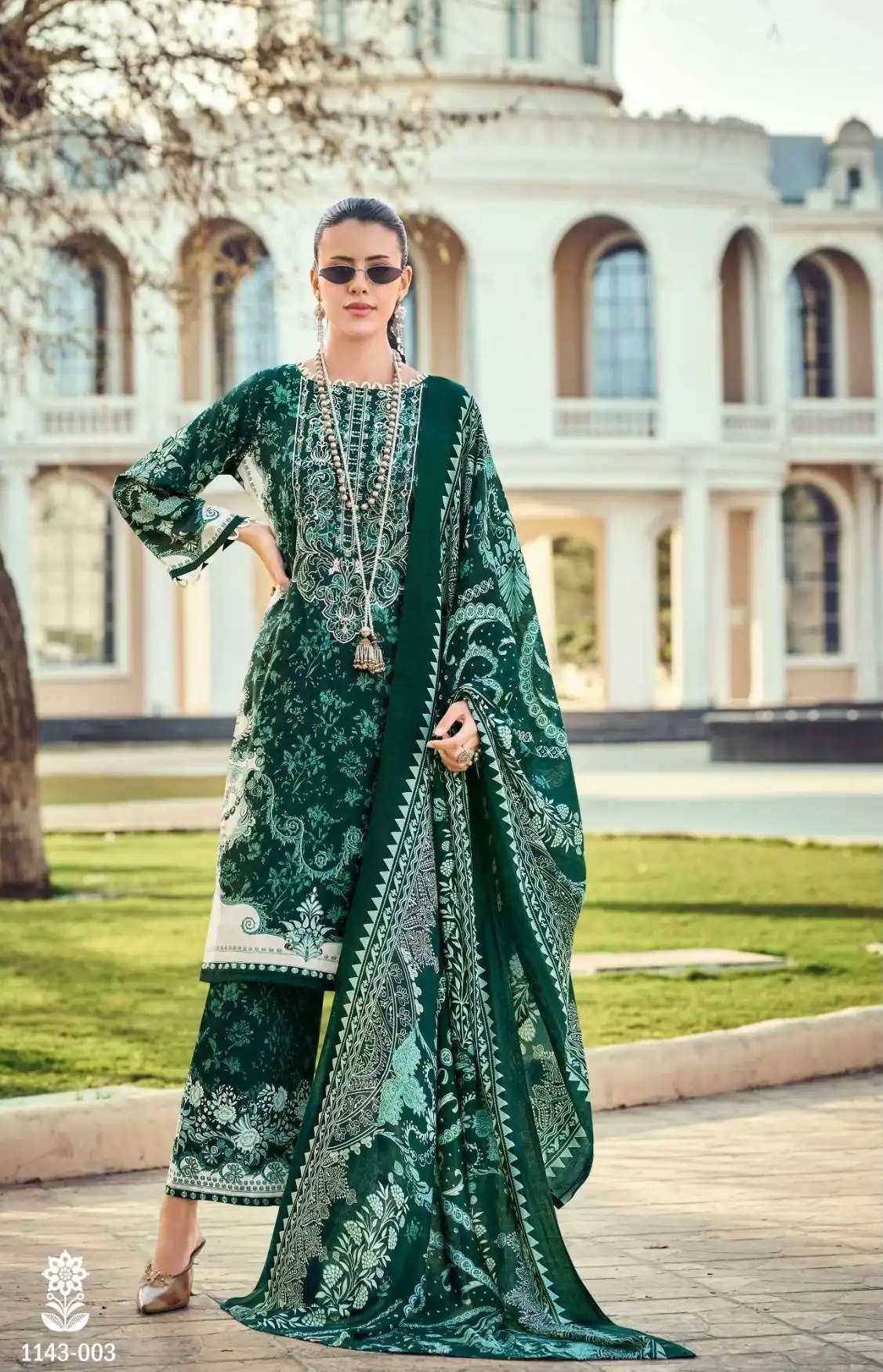 MAHIRA VOL-8 SERIES 1143 BY ROMANI DESIGNER DIGITAL PRINTED AND EMBROIDERY WORK SOFT COTTON SUITS ARE AVAILABLE AT WHOLESALE PRICE