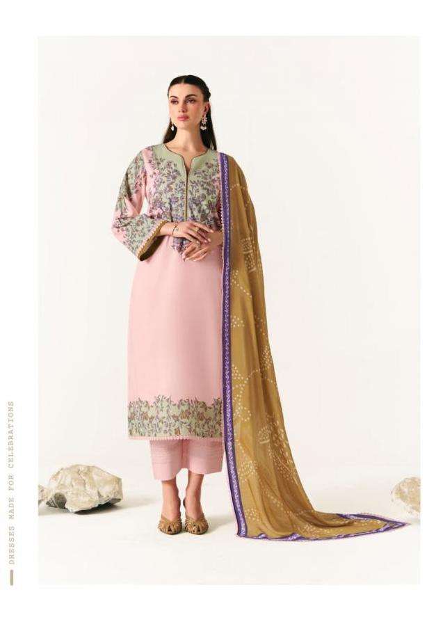 OASIS SERIES 741 TO 744 BY SOHNI KIMORA DESIGNER PRINTED AND WORK COTTON LAWN SUITS ARE AVAILABLE AT WHOLESALE PRICE
