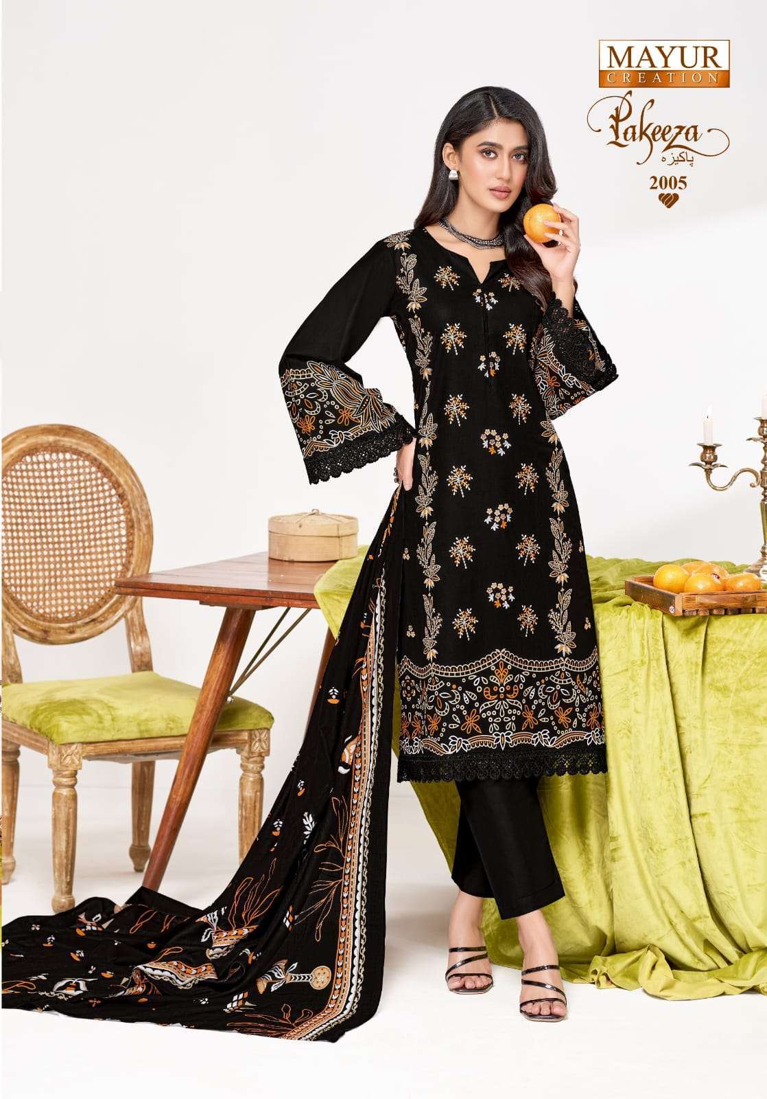 PAKEEZA VOL-2 SERIES 2001 TO 2008 BY MAYUR DESIGNER PRINTED COTTON SUITS ARE AVAILABLE AT WHOLESALE PRICE
