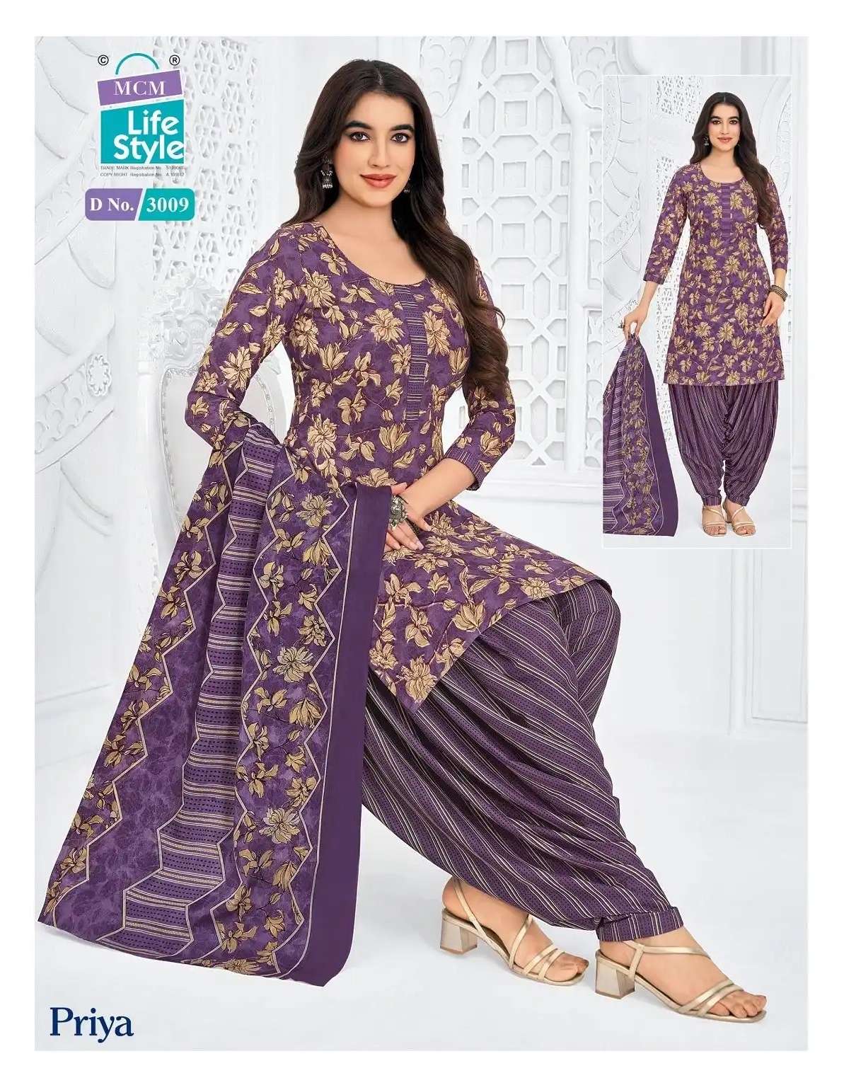 PRIYA VOL-30 SERIES 3006 TO 3029 BY MCM DESIGNER PRINTED COTTON READYMADE SUITS ARE AVAILABLE AT WHOLESALE PRICE