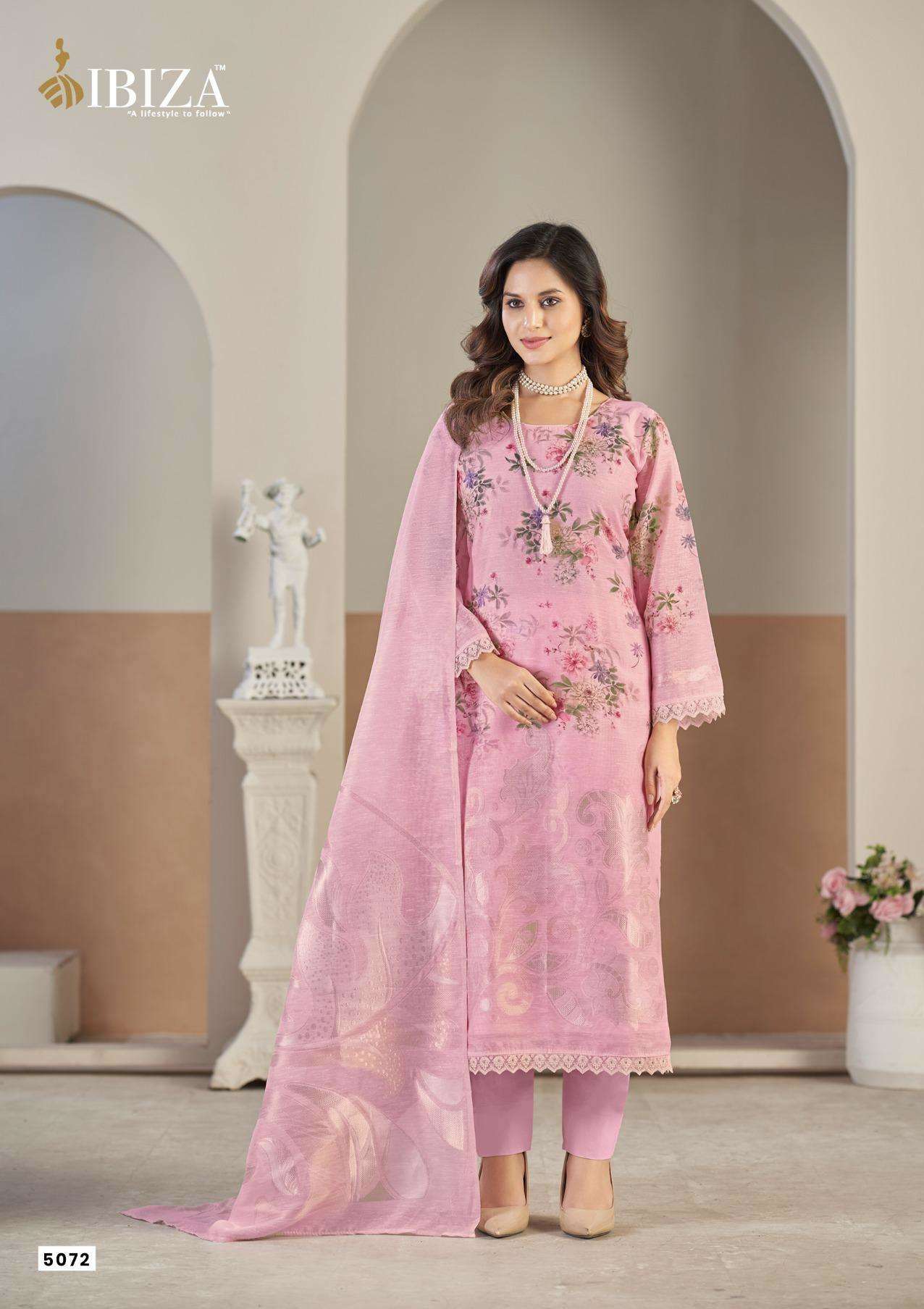 RADIN SERIES 5071 TO 5074 BY IBIZA DESIGNER DIGITAL PRINTED LINEN JACQUARD SUITS ARE AVAILABLE AT WHOLESALE PRICE