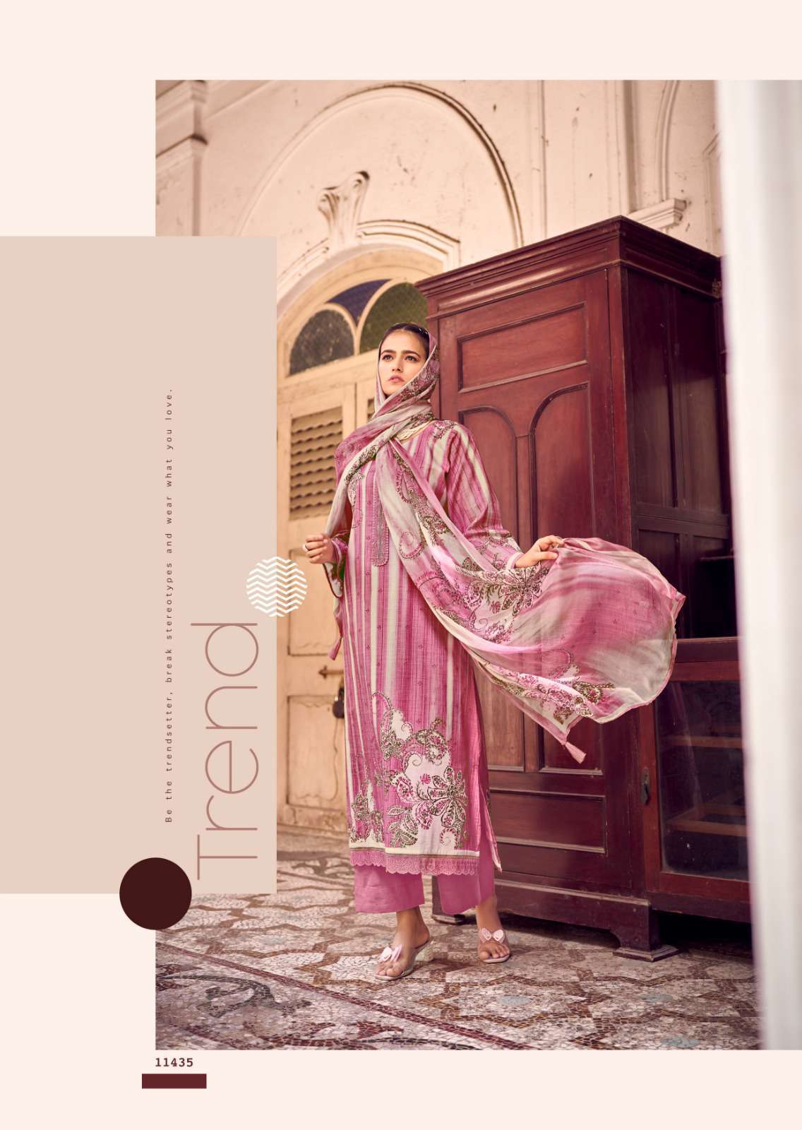 ROHI SERIES 11434 TO 11439 BY SADHANA DESIGNER DIGITAL PRINTED AND FANCY WORK LAWN COTTON SUITS ARE AVAILABLE AT WHOLESALE PRICE 