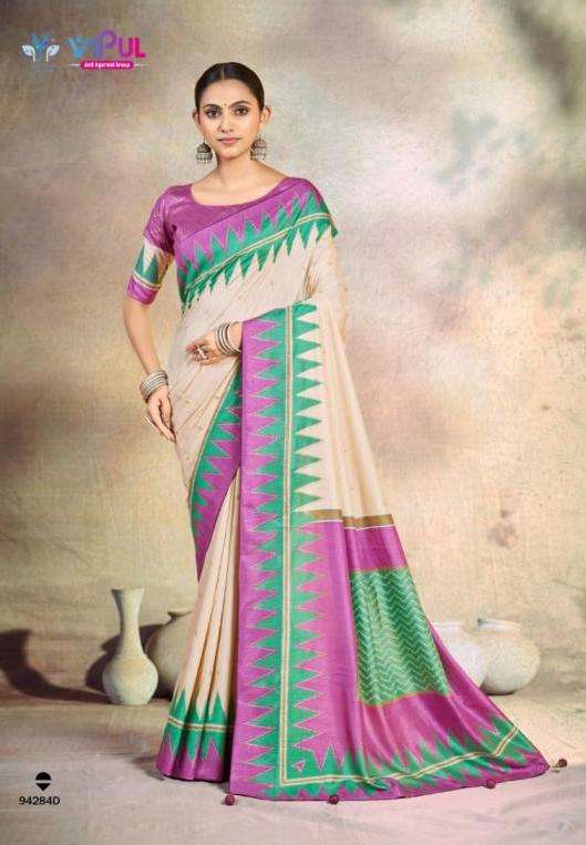 TATVAM SILK VOL-2 SERIES 9428 SAREE BY VIPUL DESIGNER SOFT SILK SAREES ARE AVAILABLE AT WHOLESALE PRICE