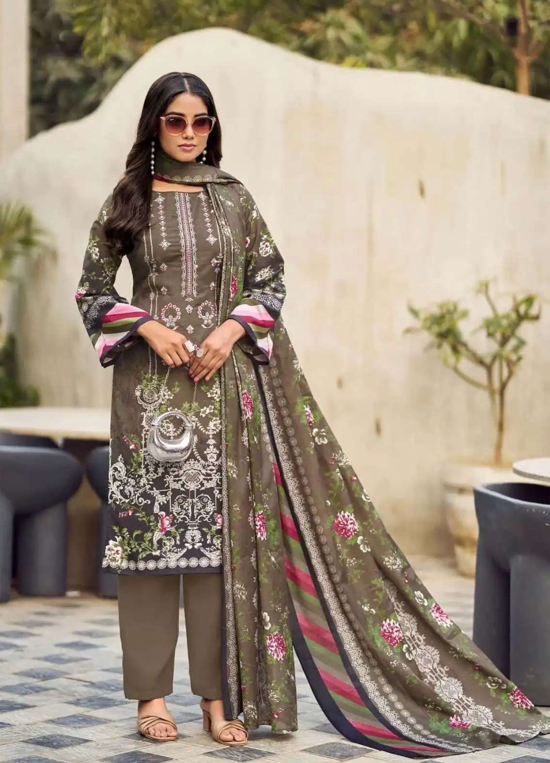 AREEBA VOL-3 SERIES 3001 TO 3006 BY AL KARAM DESIGNER PRINTED AND EMBROIDERY WORK RAYON COTTON READYMADE SUITS ARE AVAILABLE AT WHOLESALE PRICE
